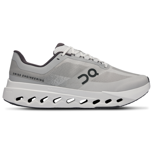 

On Mens On Cloudsurfer Next - Mens Running Shoes Gray/Gray/White Size 10.0