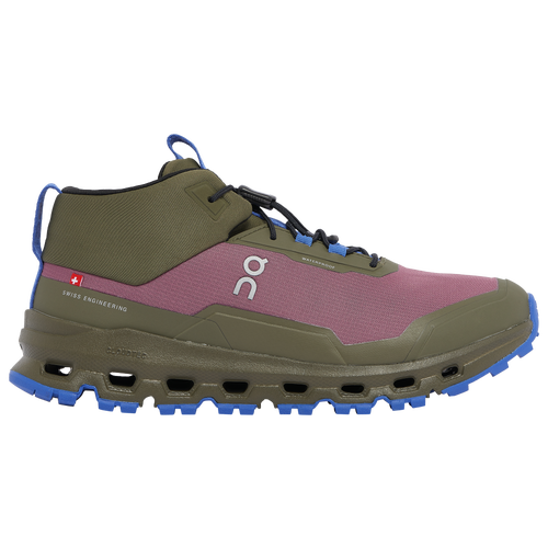 

On Boys On Cloudhero Waterproof Boots - Boys' Grade School Cherry/Olive Size 04.5