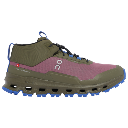 On Kids' Boys  Cloudhero Waterproof Boots In Cherry/olive