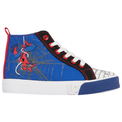 Boys' Preschool - Ground Up Spiderman High Top - Blue/Red/Black