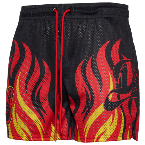 MENS - Deuce Mesh Shorts - Black/Yellow