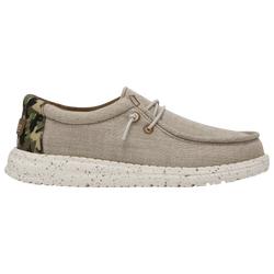 Boys' Grade School - HEYDUDE Wally Chambray - Dinosaur/Camo