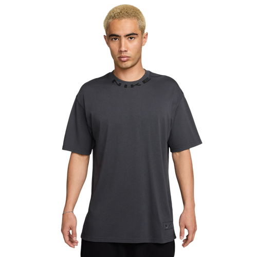 Nike Mens  Nsw T Shirt Oc Collar Print In Black