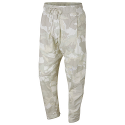 Men's - Nike Woven Camo Pants - Summit White/Light Bone