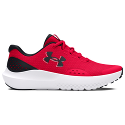 Boys' Grade School - Under Armour Surge 4 - Black/Black/Red