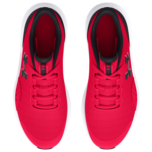 Boys red under armour shoes clearance