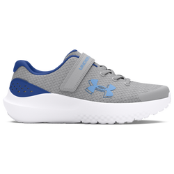 Boys' Preschool - Under Armour Surge 4 - Mod Gray/Horizon Blue/Tech Blue