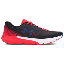 Boys' Grade School - Under Armour Charged Rogue 4 - Black/Beta/Tech Blue