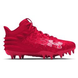 Boys' Grade School - Under Armour Blur Smoke Suede Select MC JR - Red/Red/Beta