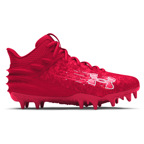 

Under Armour Boys Under Armour Blur Smoke Suede Select MC JR - Boys' Grade School Football Shoes Red/Red/Beta Size 3.5