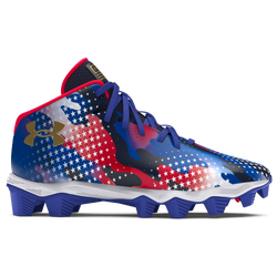 Boys' Grade School - Under Armour Spotlight Fran RM JR 4 - Royal/Royal/Metallic Gold