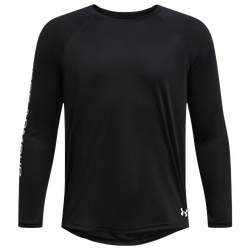 Boys' Grade School - Under Armour Perimeter Shooting Shirt - Black/White