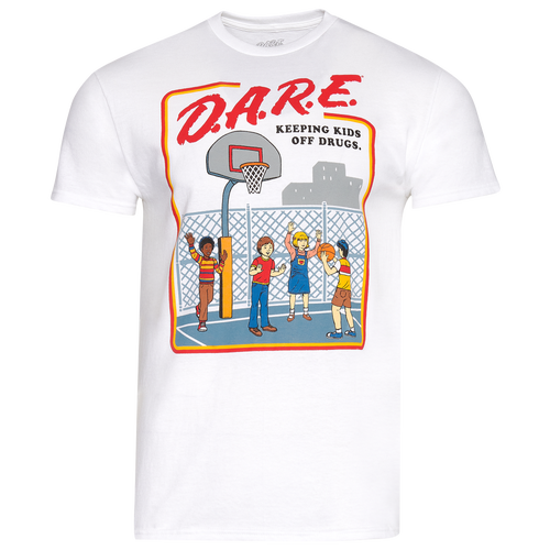 

Changes Mens Changes DARE Bball Playground T-Shirt - Mens White/Red Size XL