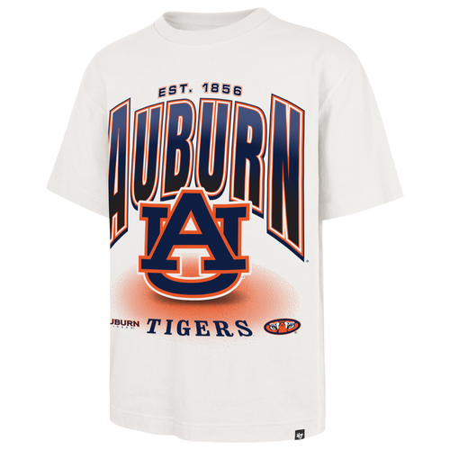 47 Brand Mens Auburn Tigers Flex Short Sleeve T-Shirt - - White