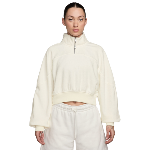  - Jordan Flight Fleece  Seasonal Quarter-Zip - White