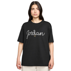 Women's - Jordan BRK Short Sleeve GFX T-Shirt AJXI - Black/White