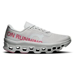 Women's - On Cloudmonster - Silver/Camellia