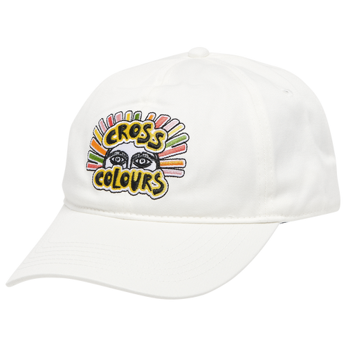 

Cross Colours Mens Cross Colours Logo Patch Dad Hat - Mens White Size One Size