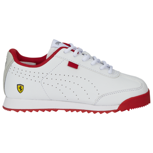 

PUMA Boys PUMA Ferrari Roma Via Perf - Boys' Preschool Running Shoes Puma White/Puma White Size 03.0