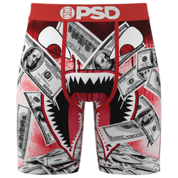 Men's - PSD Graphic Briefs  - Black/Red/White