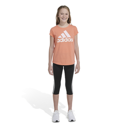 Girls' Grade School - adidas Sportswear Logo T-Shirt - Coral/Pink