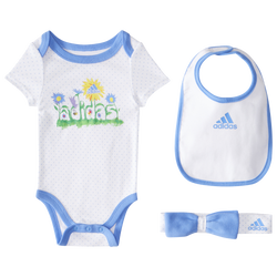 Girls' Infant - adidas Box Set - White/Blue