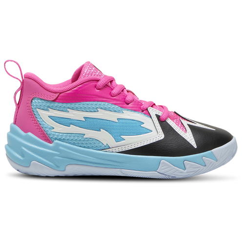 

PUMA Boys Scoot Henderson PUMA Scoot Zeros Northern Lights - Boys' Preschool Basketball Shoes Blue/Pink/Black Size 3.0