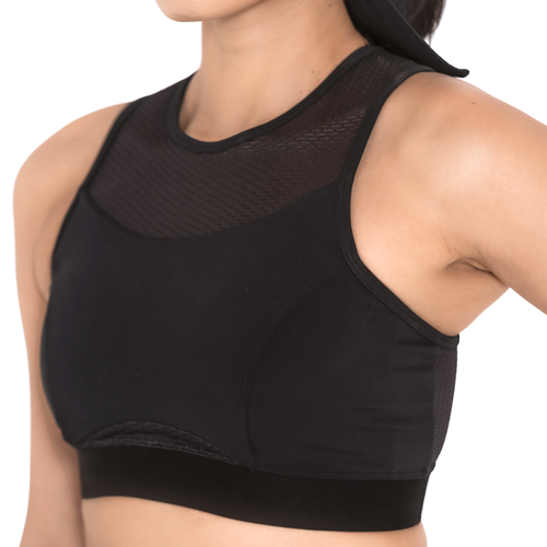 

Oya Oya Anti-irritation Arch Bra - Womens Onyx/Onyx Size M