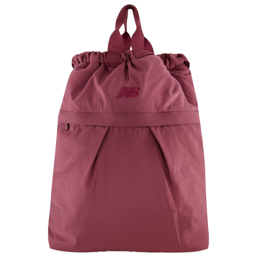 New Balance Wmns Tote Backpack In Burgundy/black