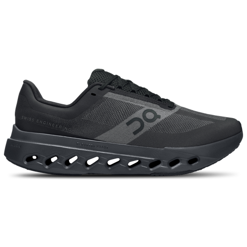 

On Mens On Cloudsurfer Next - Mens Running Shoes Black/Black/Gray Size 13.0