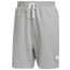 adidas Fleece Shorts - Men's Medium Heather Grey/Medium Heather Grey