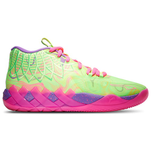 

PUMA Mens PUMA MB.01 Inverse Toxic - Mens Basketball Shoes Pink/Green/Purple Size 12.0