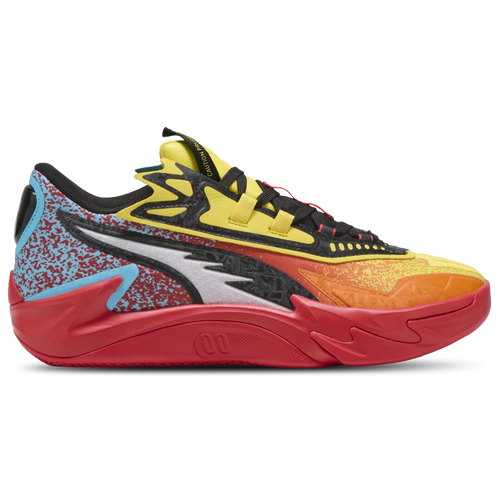 MENS - PUMA Scoot Zeros II CAUTION - Silver/Rickie Oranhe Speed Yellow