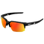 100% Speedcoupe Sunglasses - Adult Soft Tact Black/Hiper Red