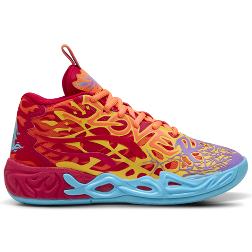 BOYS - PUMA MB4 Phoenix - Purple/Red Orange