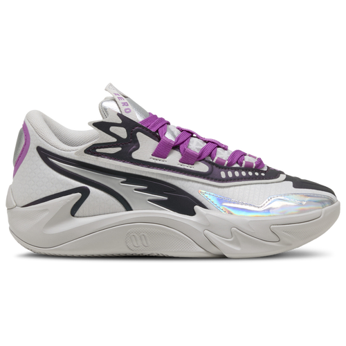 Puma Boys   Scoot Zeros Ii Sterling In Grey/wild Berry