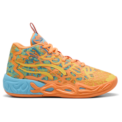 Boys' Grade School - PUMA MB.04 Graffiti - Heat Fire/Bright Aqua/Yellow