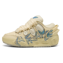 Boys' Grade School - PUMA La France Airbrush - Yellow
