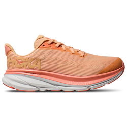 Girls' Grade School - HOKA Clifton 9 - Orange/White