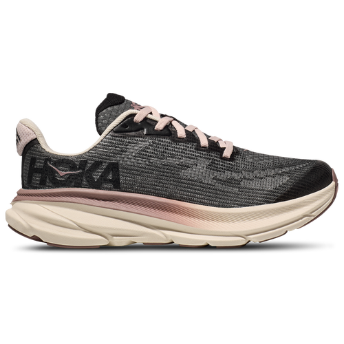 

HOKA Girls HOKA Clifton 9 - Girls' Grade School Running Shoes Quartzite/Obsidian Size 04.0