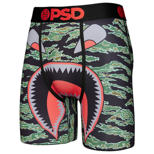 

PSD Mens PSD Graphic Briefs - Mens Black/Green Size XXL
