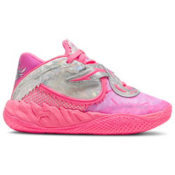 Boys' Grade School - PUMA MB.05 World Tour - Pink/Silver