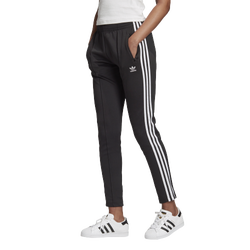 Women's - adidas Originals Superstar Track Pants - Black/White