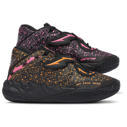 Boys' Grade School - PUMA MB.05 Shadows - Black/Pink/Orange