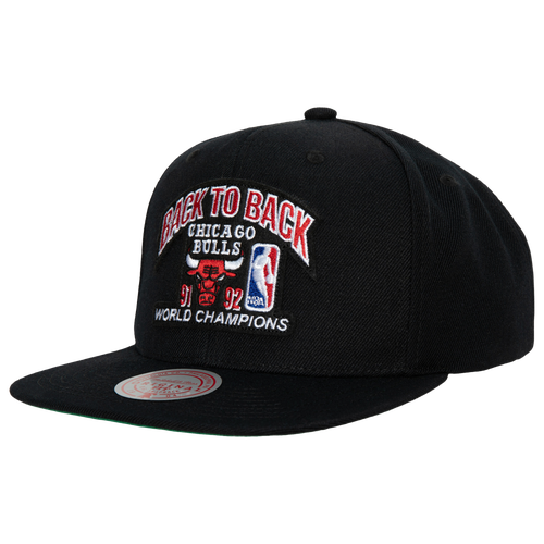 

Mitchell & Ness Mens Chicago Bulls Mitchell & Ness Bulls 91/92 B2B Champs Snapback - Mens Black/Multi Size One Size