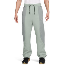 Men's - Nike Tech Fleece Pro Cb Open Hem Pants - Grey/Gray