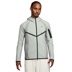 Men's - Nike Tech Fleece Pro Wear Full Zip Jacket - Grey/Grey