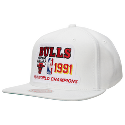 Men's - Mitchell & Ness Bulls 91 Champs Snapback - Multi/White