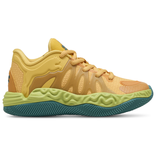 BOYS - PUMA Hali 1 Playoffs - Mustard Seed/Sea Kelp