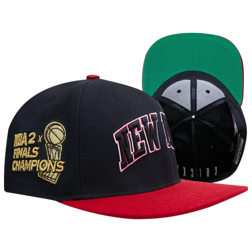 

Pro Standard Pro Standard Knicks Half Court Wool Snapback Hat - Adult Black/Red/Black Size One Size